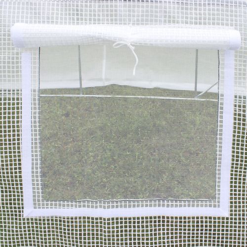 Outsunny 3x2x2m Greenhouse Cover with Windows - Durable PE Mesh