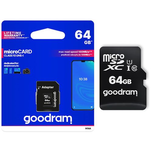 GOODRAM UHS-I Micro SD Class 10 Card with Adapter - High-Speed Storage Solution