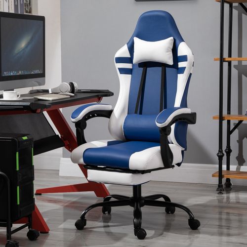 Ultimate Ergonomic PU Leather Gaming Office Chair with Footrest