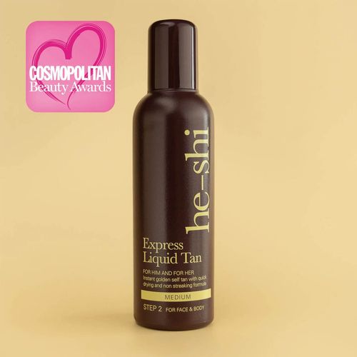 He-Shi Express Liquid Instant Self Tan - Quick Dry Tanning Solution 150ml