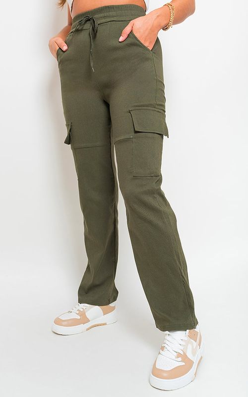 Florence Stylish Cargo Pocket Trousers - Chic, Comfortable & Functional!