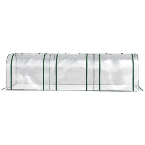 Premium Tunnel Greenhouse - Steel Frame, Zippered Doors for Garden Protection