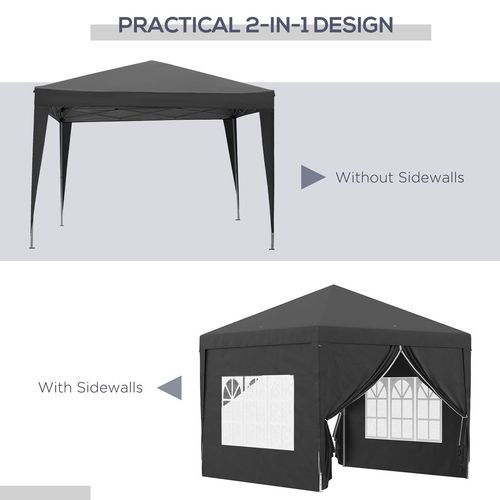 3m x 3m Pop-Up Gazebo Party Tent - Versatile Canopy for Garden, Events & More