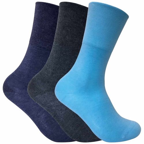 3 Pairs Ladies Thermal Diabetic Socks - Non-Elastic, Warm, Moisture-Wicking