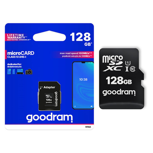 GOODRAM UHS-I Micro SD Class 10 Card with Adapter - High-Speed Storage Solution