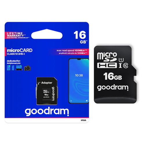 GOODRAM UHS-I Micro SD Class 10 Card with Adapter - High-Speed Storage Solution